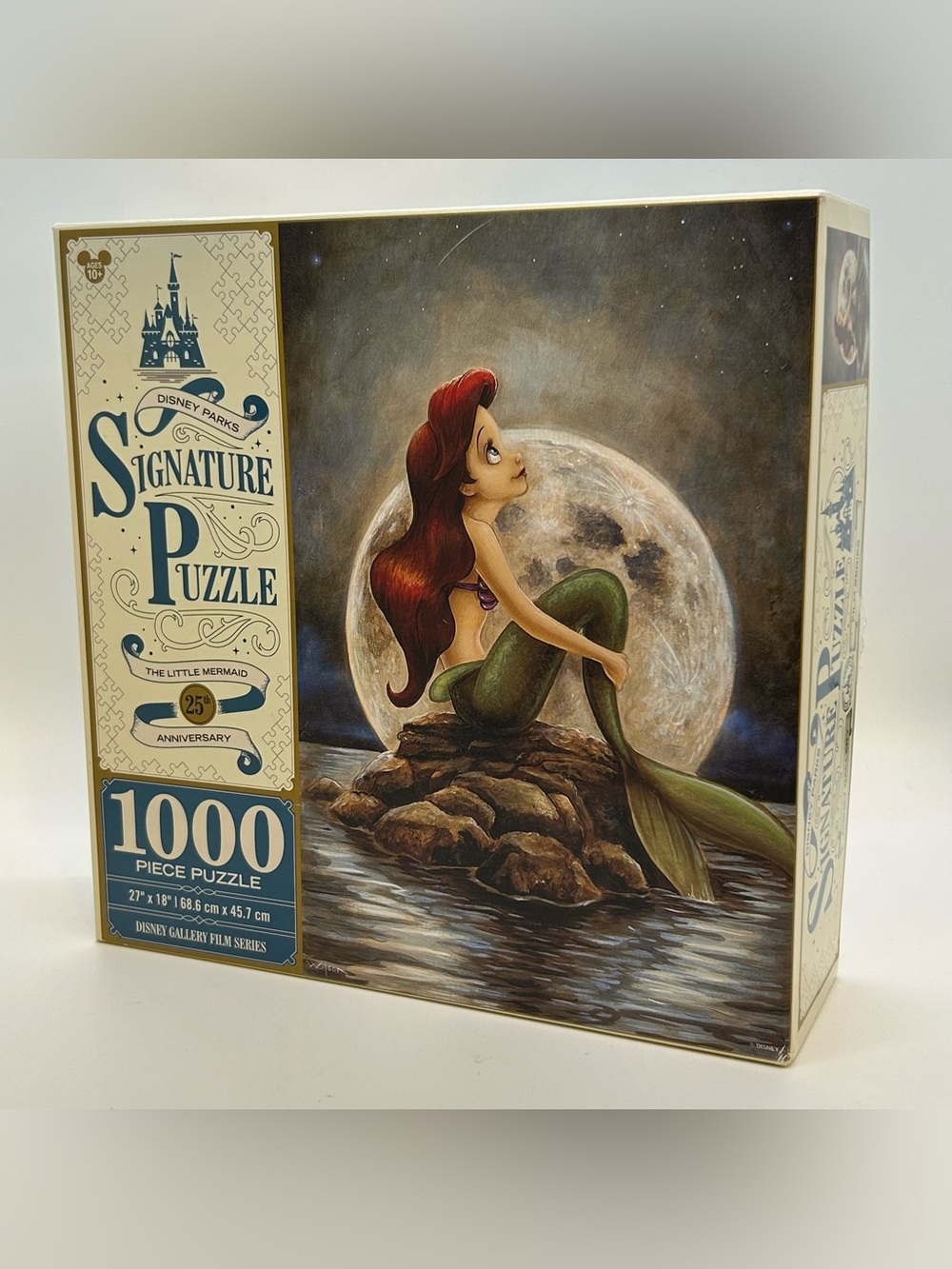 Puzzle Disney Parks Signature The Little Mermaid 1000 Pc 25th Anniversary Film